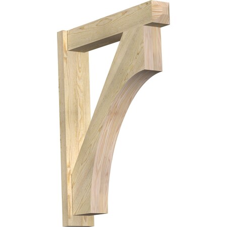 Ekena Millwork Westlake Craftsman Rough Sawn Outlooker, Douglas Fir, 6"W x 30"D x 38"H OUT06X30X38WTL04RDF